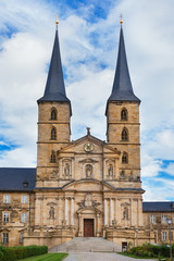 Fototapeta na wymiar Kloster Michelsberg (Michaelsberg) in Bamburg, Germany