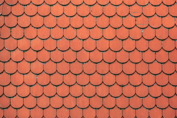 Red vintage tiles