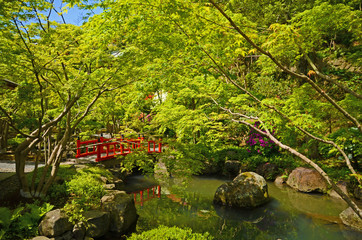 Fototapeta na wymiar 祐徳稲荷神社日本庭園
