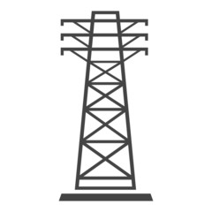 Transmission tower, high voltage