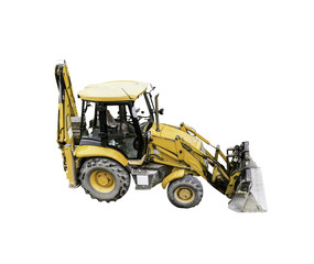 Naklejka premium Mechanical shovel