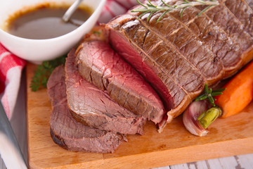 roast beef on board