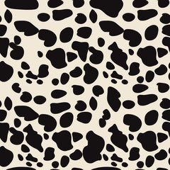 Seamless Cow Skin Pattern