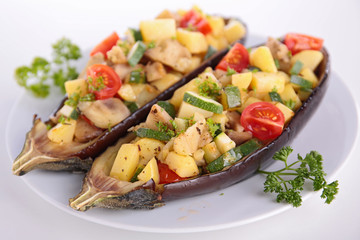 baked aubergine