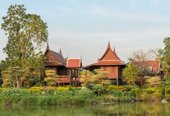 Thai wooden house