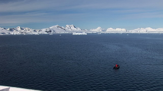 Zodiak in Neko Habour, Antarctica