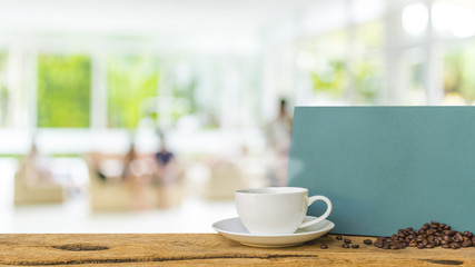 blur image of living room