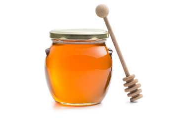 honey in a jar