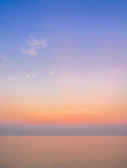Naklejka na ściany i meble Beautiful sunrise at the beach