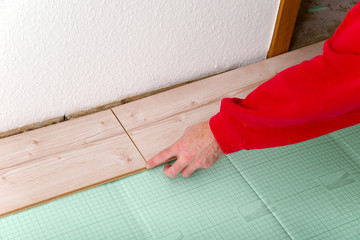 Laminat verlegen