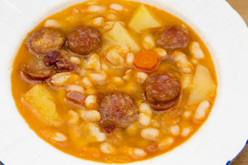 beans with sausage