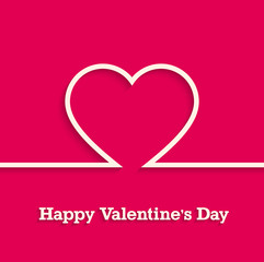 Happy Valentines Day card.