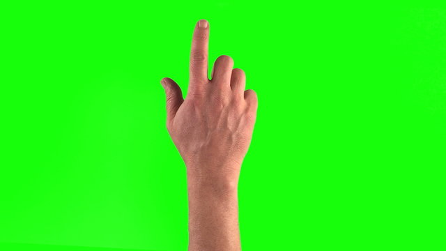 18 touchscreen gestures in 3840 × 2160. Set of hand gestures.