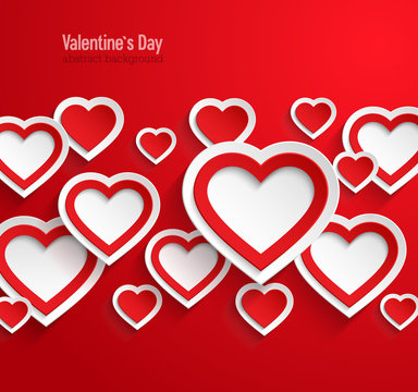 Valentines day abstract background.
