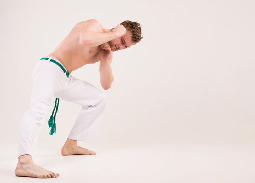 Capoeira dancer