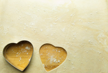 Obraz premium Heart shape pastry