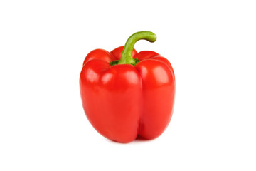 Red pepper isolated on white background