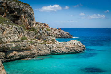 Ibiza rocky coast