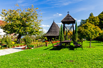 Old wooden holy place