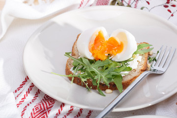 sandwiches with eggs
