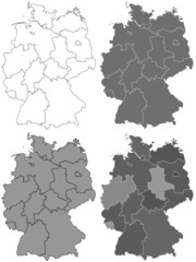 Germany map set