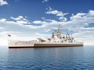 British warship of WW2 © Michael Rosskothen