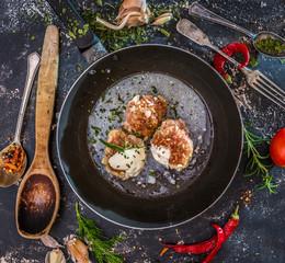 meatballs cooked at home