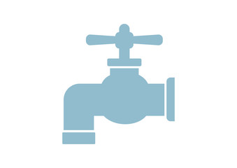 Faucet icon on white background
