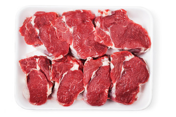 Raw beef meat