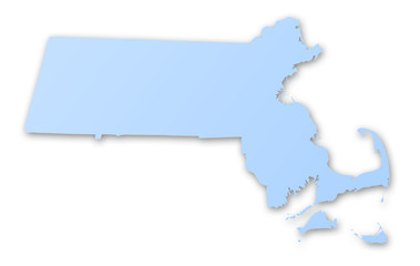 carte du Massachusetts