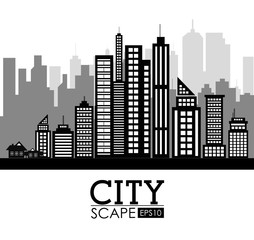 Urban design, vector illustration.