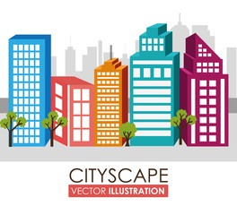 Fototapeta na wymiar Urban design, vector illustration.