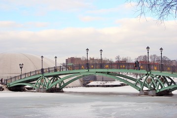 Naklejka premium View of Tsaritsyno park in Moscow