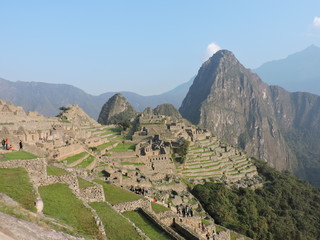 Fototapeta na wymiar Ruinas de Machu Picchu. Peru