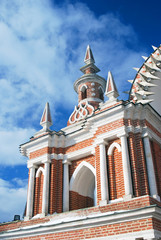 View of Tsaritsyno park in Moscow