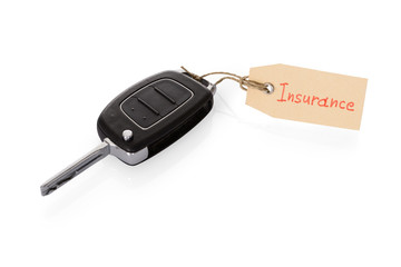 Key Attached With Insurance Tag