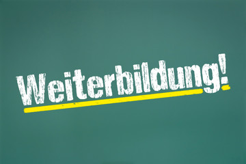 Weiterbildung!