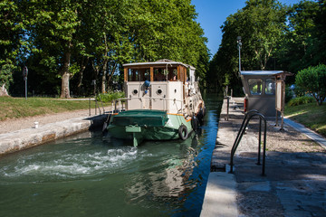 Obraz premium Passage d ecluse
