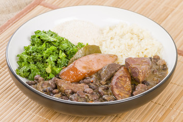 Feijoada - Brazilian beef, sausage, pork and black bean stew