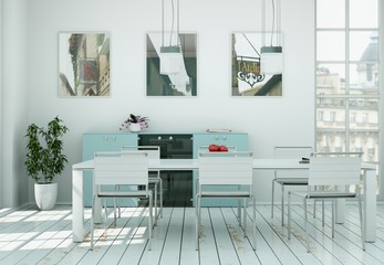 moderne Wohung Interieur Design