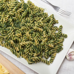 pasta with spinach