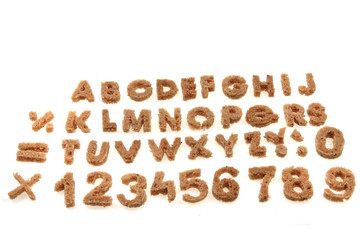 bread alphabet