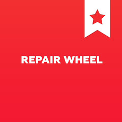 Fototapeta premium REPAIR WHEEL