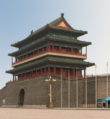 Naklejka premium Main Gate into Ancient Beijing