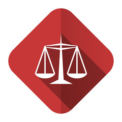 justice flat icon law sign