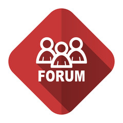 forum flat icon