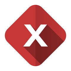 Obraz premium cancel flat icon