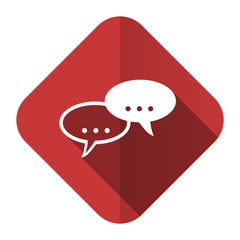 forum flat icon chat symbol bubble sign