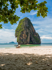 Het railay tropisch strand thailand