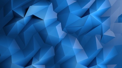 Obraz premium Abstract dark blue low poly background